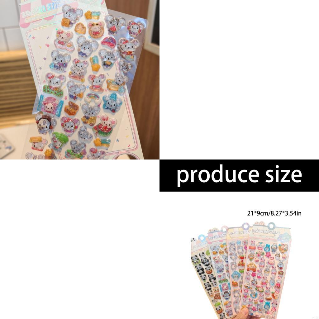 Stiker Hewan Timbul Stiker Res - Art Craft Notebook ulasan dan harga