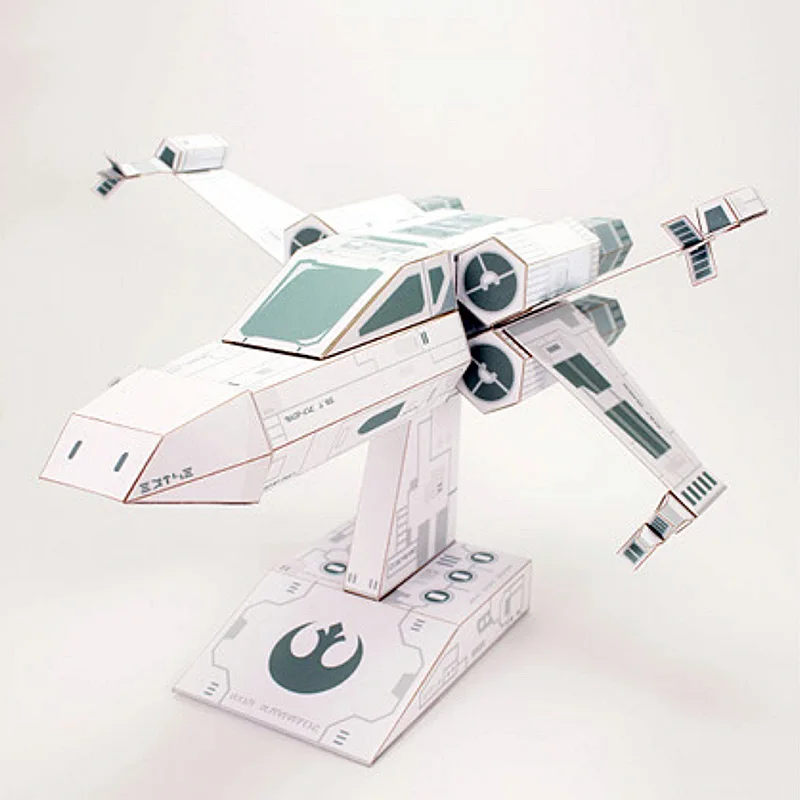 X-WING Tempur Kertas Putih Mod - Art X Craft ulasan dan harga