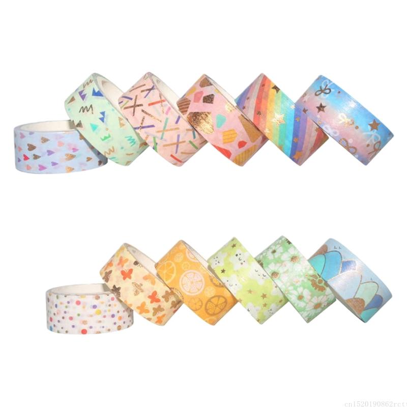 D5BB 12Roll Pita Kertas Dekora - Art Craft Notebook ulasan dan harga